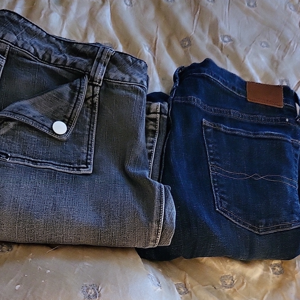 EUC 2 Pairs Of Name Brand Jeans Size 12
